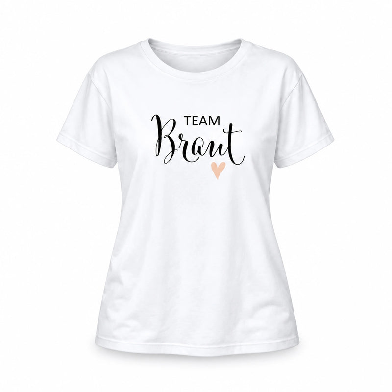 T-Shirt Braut & Team-Braut 05 Damen-Shirt für den Junggesellinnenabschied