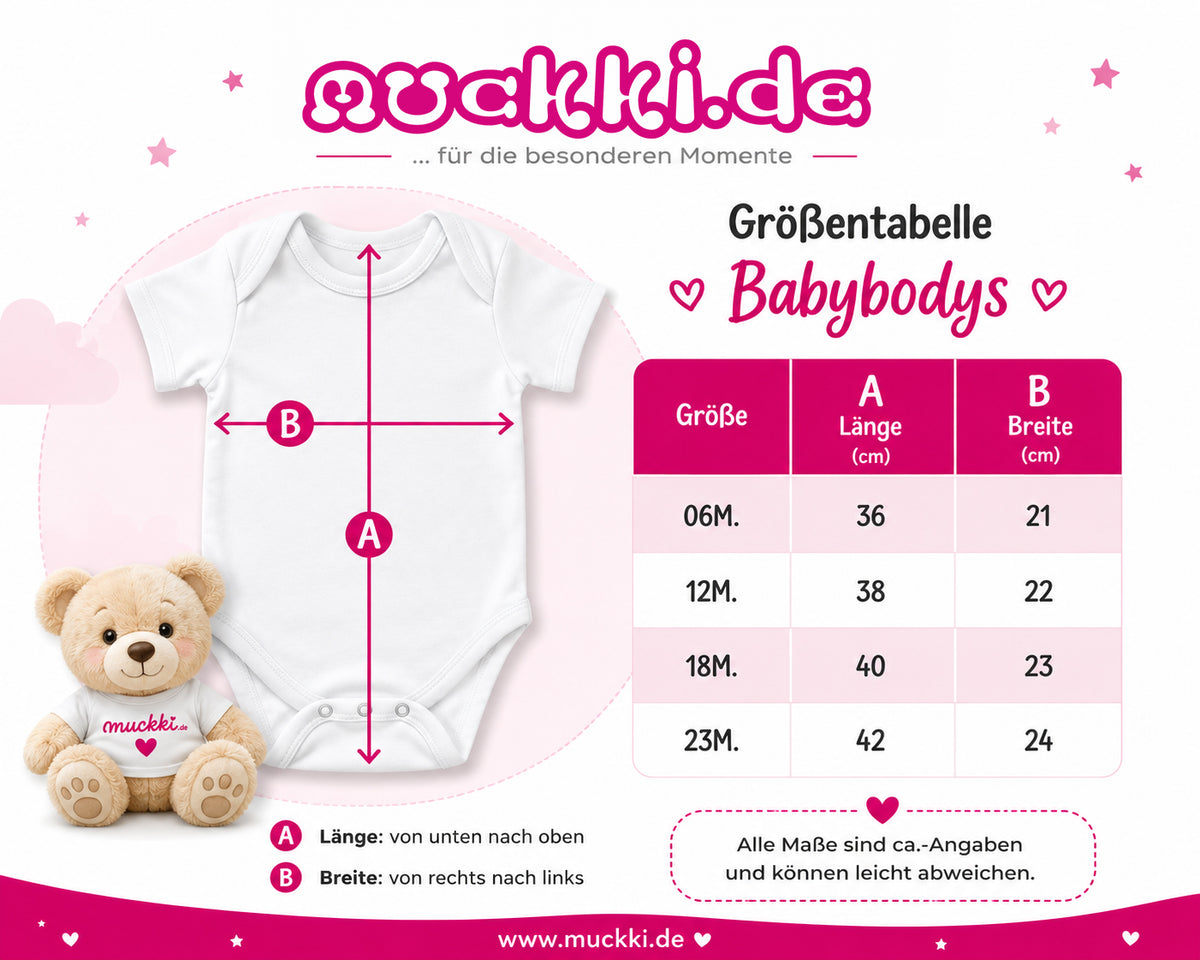 Personalisierter Babybody „Milchbar“ mit deinem Wunschnamen – 03/06M (60/67)