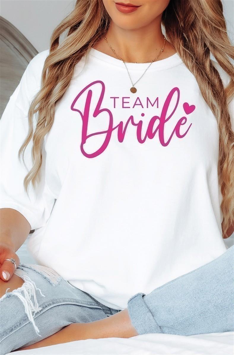 T-Shirt Bride & Team-Bride 01 – Damen-Shirt für den Junggesellinnenabschied