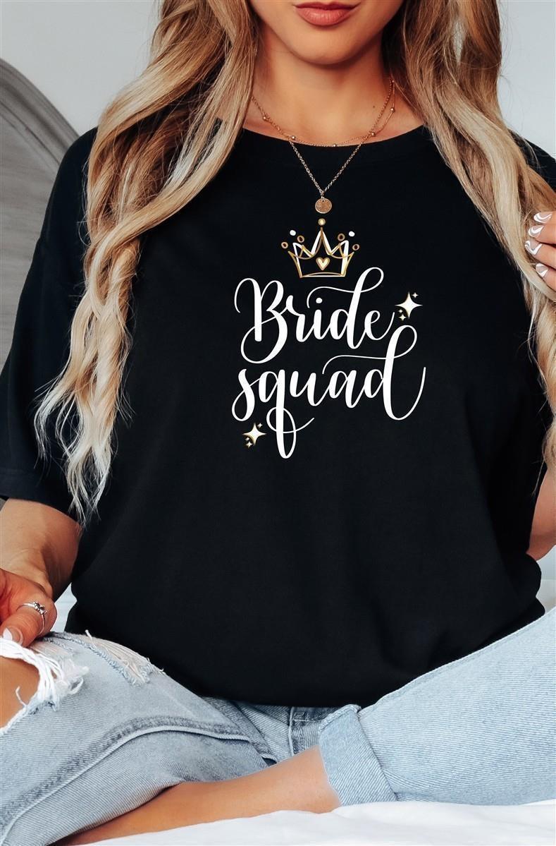 T-Shirt Bride & Bride-Squad 03– Damen-Shirt für den Junggesellinnenabschied