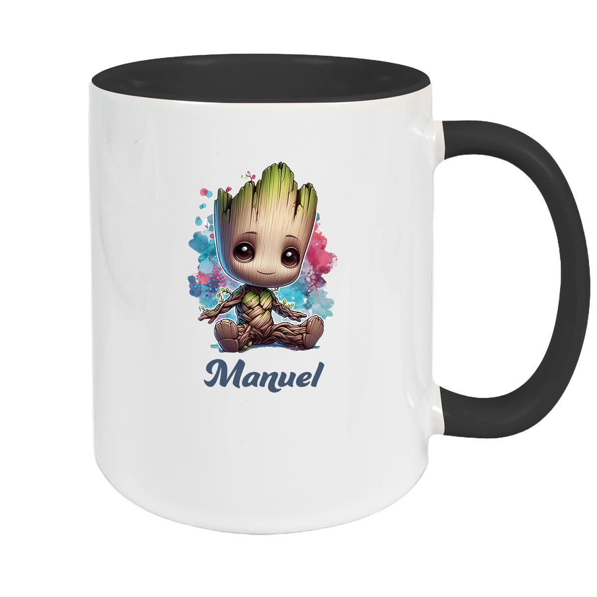 Tasse Baby-Groot 1 Wunschname Keramik Kinderbecher personalisiert versch. Farben
