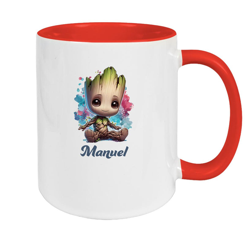 Tasse Baby-Groot 1 Wunschname Keramik Kinderbecher personalisiert versch. Farben