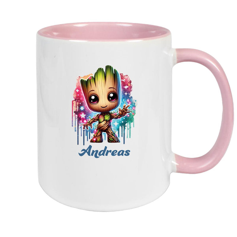 Tasse Baby-Groot 2 Wunschname Keramik Kinderbecher personalisiert versch. Farben