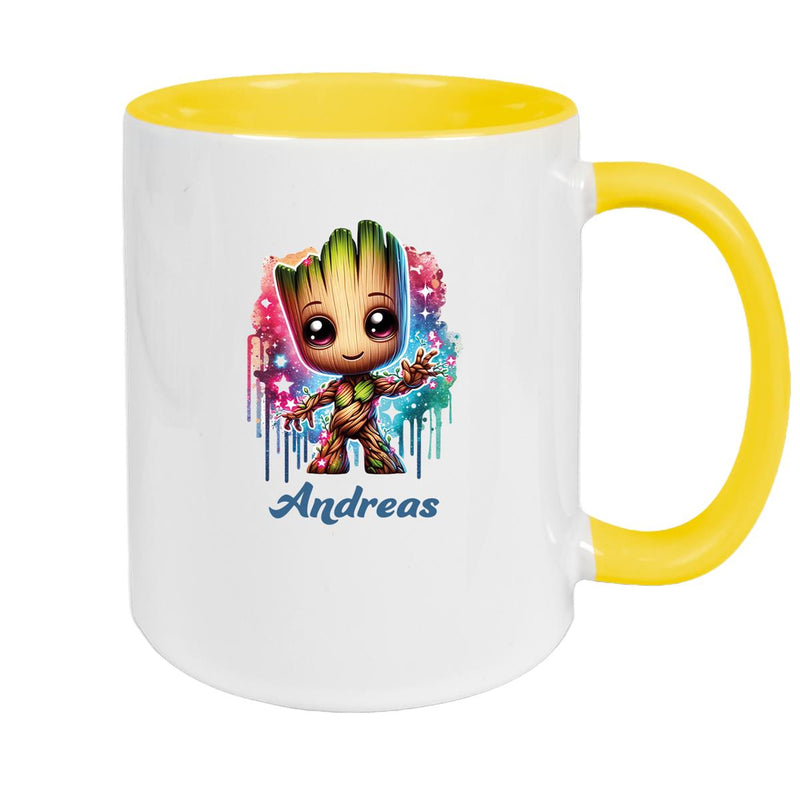 Tasse Baby-Groot 2 Wunschname Keramik Kinderbecher personalisiert versch. Farben