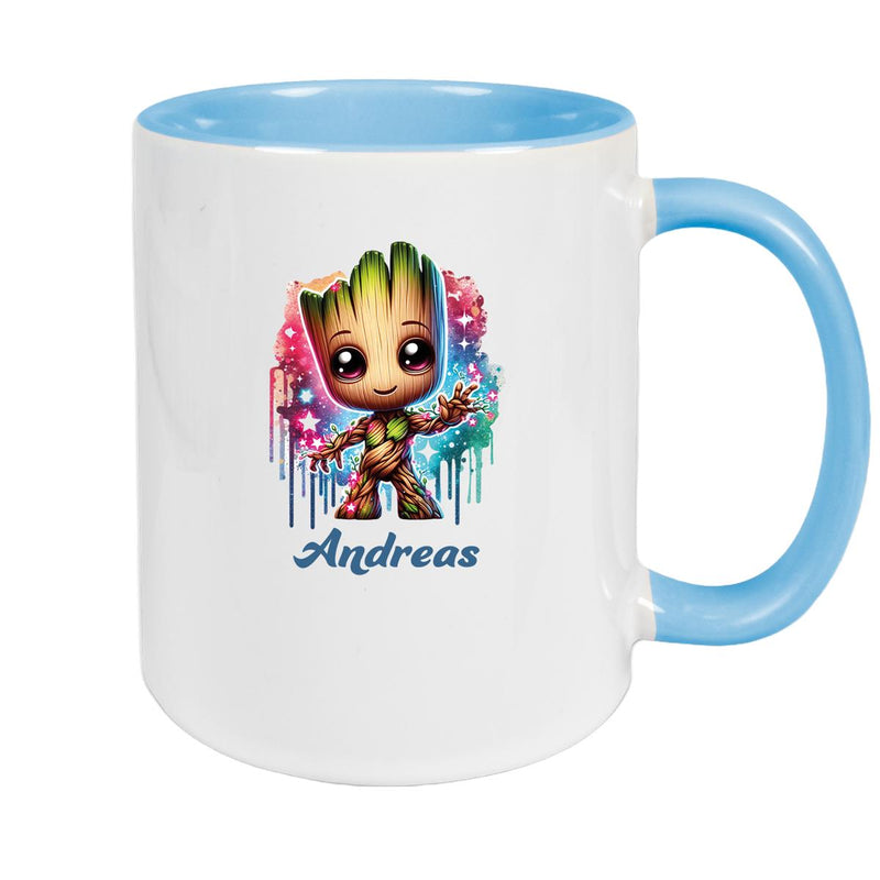 Tasse Baby-Groot 2 Wunschname Keramik Kinderbecher personalisiert versch. Farben