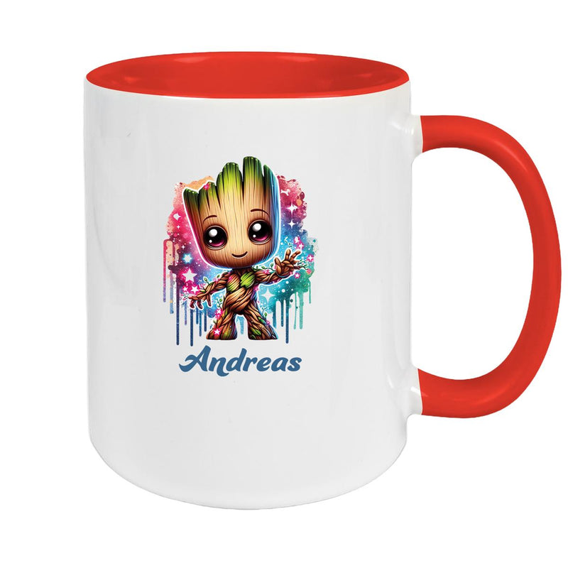 Tasse Baby-Groot 2 Wunschname Keramik Kinderbecher personalisiert versch. Farben