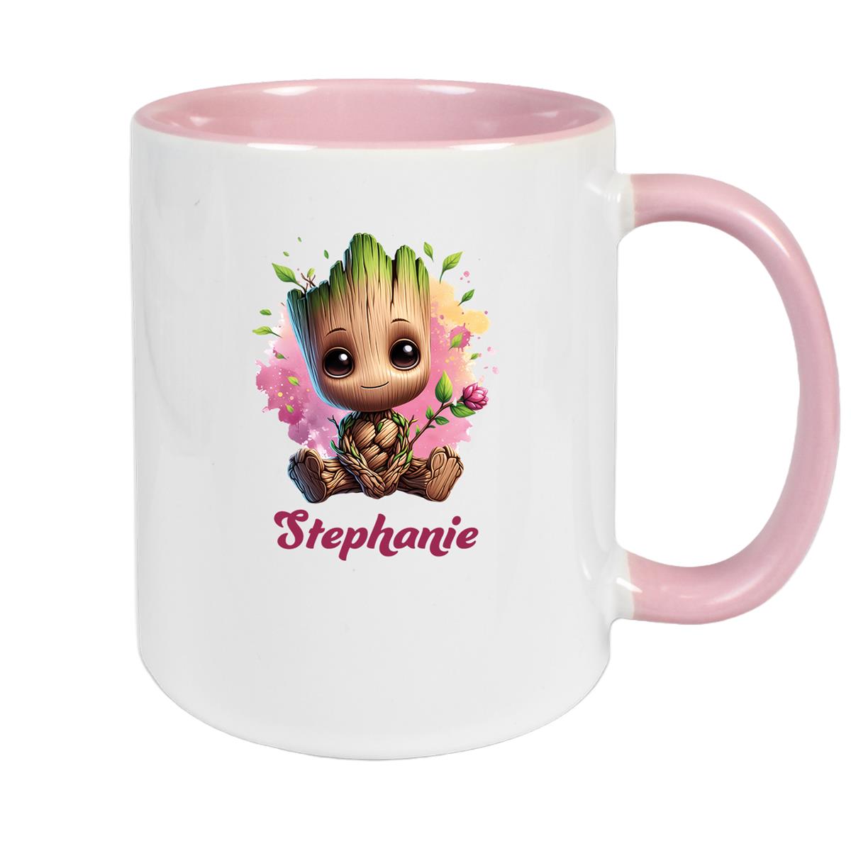 Tasse Baby-Groot 3 Wunschname Keramik Kinderbecher personalisiert versch. Farben
