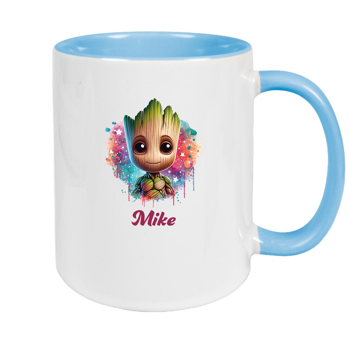 Tasse Baby-Groot 4 Wunschname Keramik Kinderbecher personalisiert versch. Farben