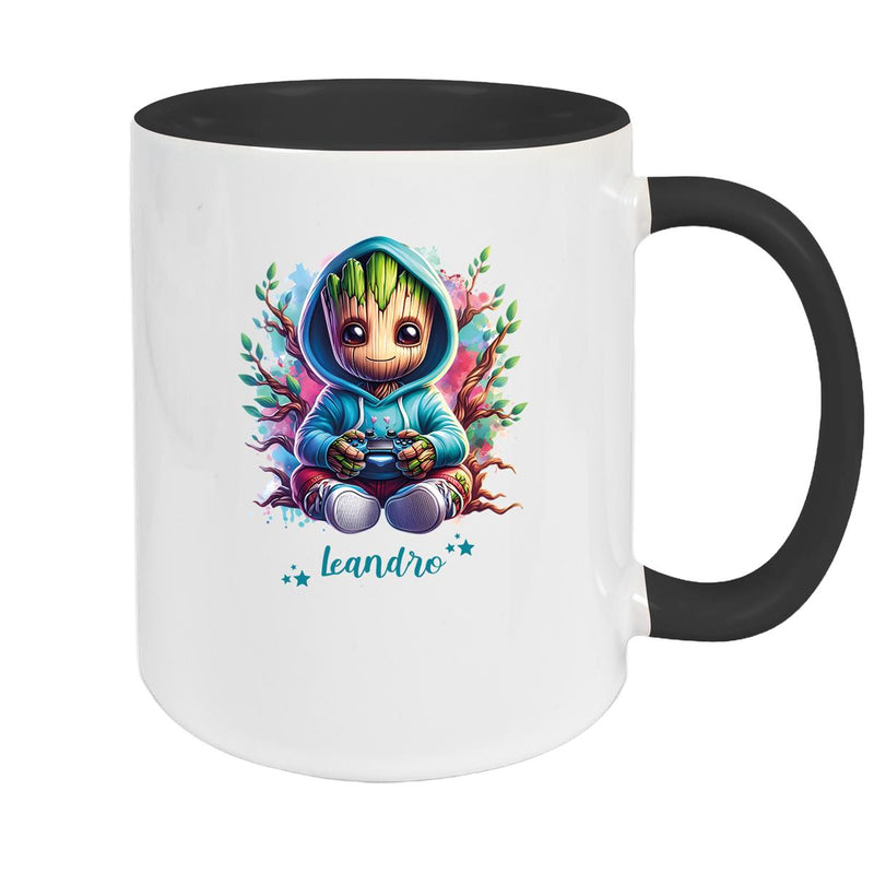Tasse Wunschname Baby-Groot 6 Keramik Kinderbecher personalisiert versch. Farben