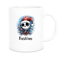 Tasse Wunschname Weihnachten Nightmare before Christmas 2 Keramik versch. Farben