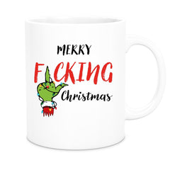 Tasse Wunschname Weihnachten Grinch 7 Keramik Kinderbecher versch. Farben