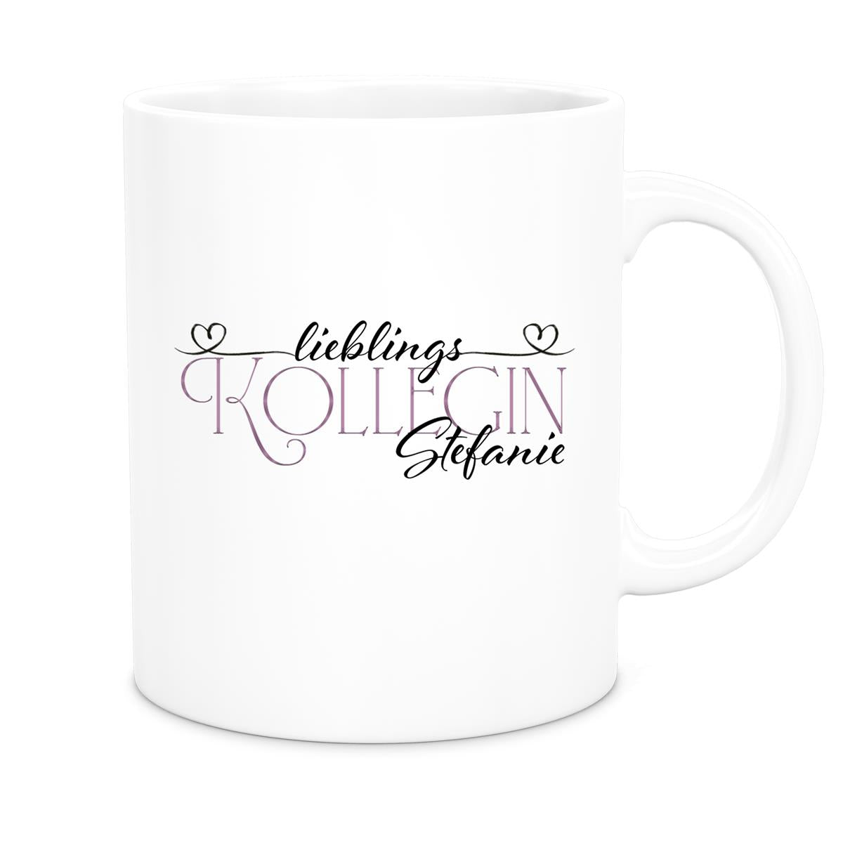 MUCKKI-PRO:61bbc969a7309e5ffc35ff516b422fc7548e86f05eed076054a13dda9295ab41:Tasse Wunschname Lieblings-Kollegin 1 personalisiert Keramik versch. Farben