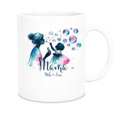 Tasse Muttertag 10 Wunschnamen Keramik Personalisiert versch. Farben