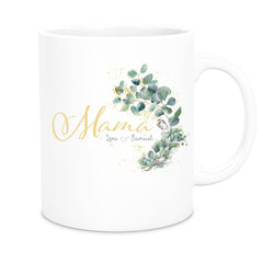 Tasse Muttertag 8 Wunschnamen Keramik Personalisiert versch. Farben