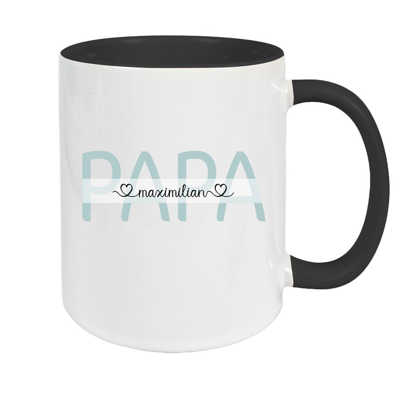 Tasse Vatertag 1 Wunschnamen Keramik Personalisiert versch. Farben