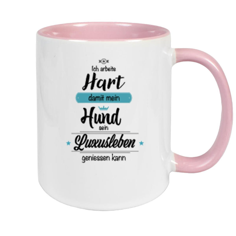 Tasse Spruch-Hund 1 Keramik versch. Farben