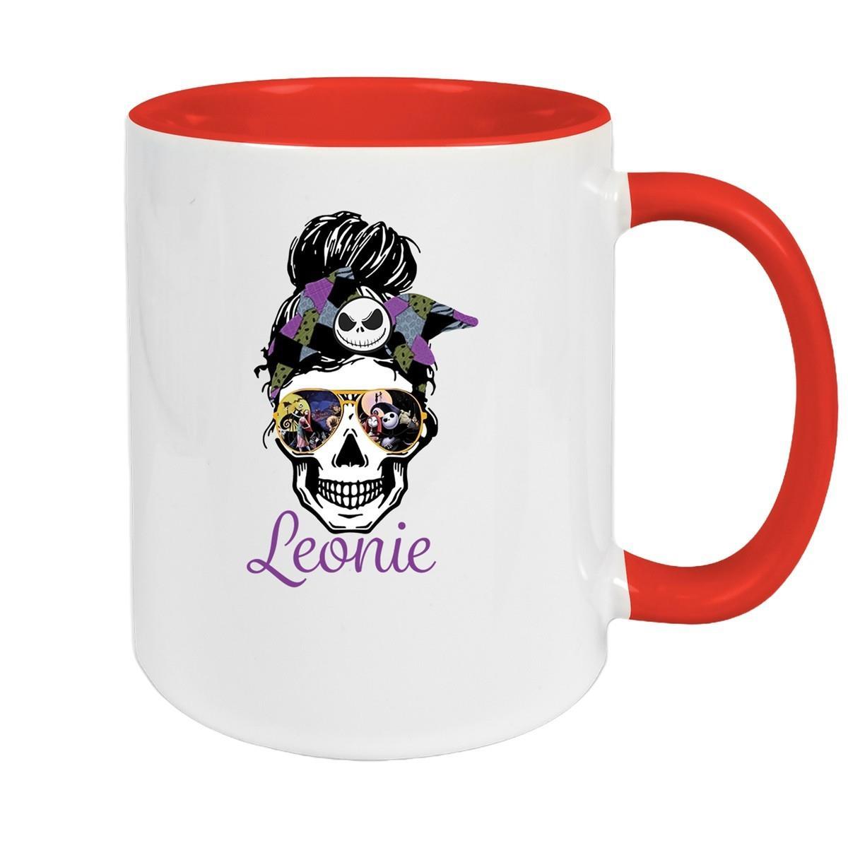 MUCKKI-PRO:6324f22ff38c3de2cbc25683091c7e3672dd54506a263ab00cc7bab7440275fb:Tasse Wunschname Weihnachten Nightmare before Christmas 8 Keramik – Rot