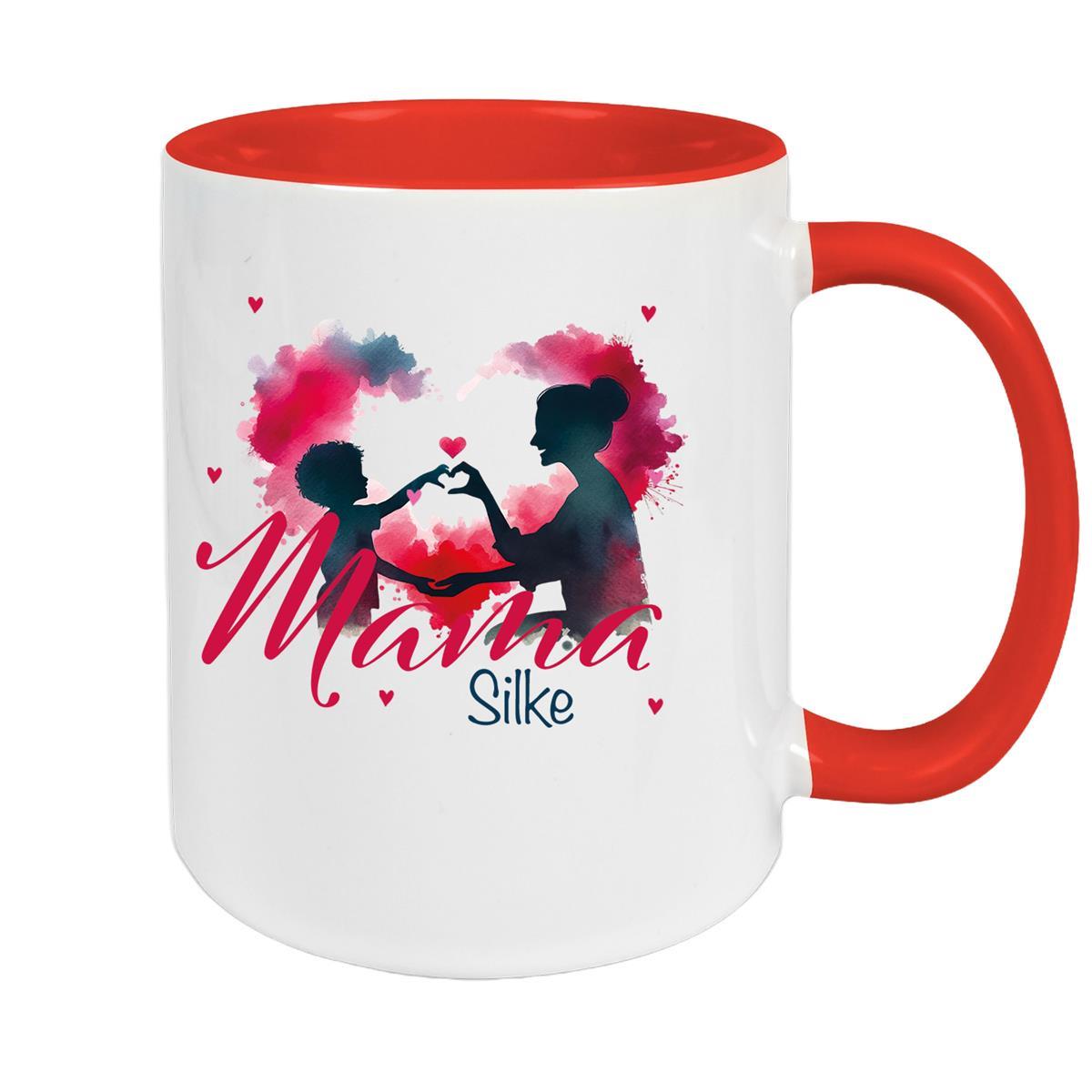 MUCKKI-PRO:fc97e3fc2ef407f1754849b38dc892319307ccb2daa8a641cc6b4ed890fa7ac1:Tasse Muttertag 12 Wunschnamen Keramik Personalisiert – Rot