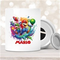 Spardose Super Mario #2 Wunschname personalisiert