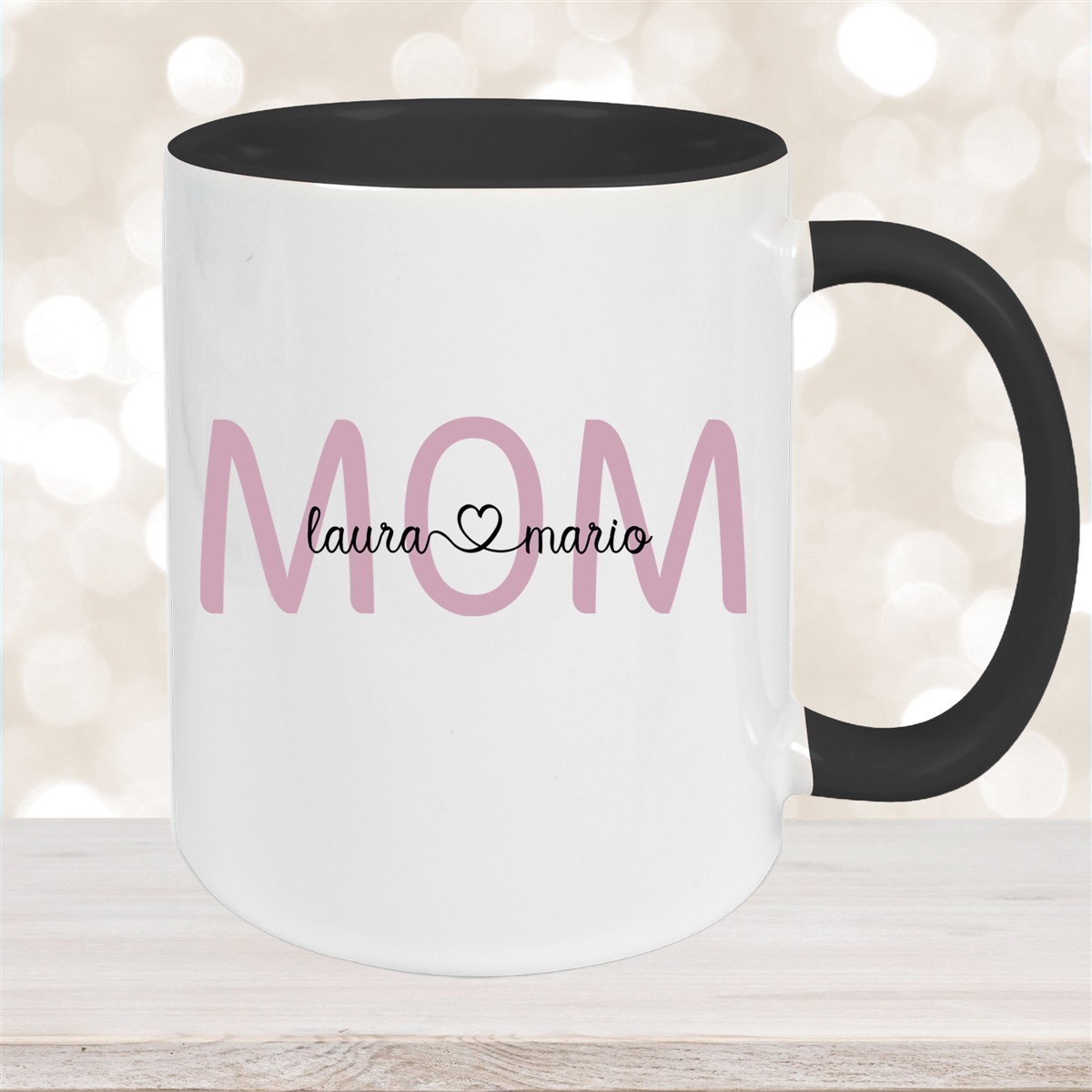 Tasse Muttertag #2 Wunschnamen Keramik Personalisiert versch. Farben
