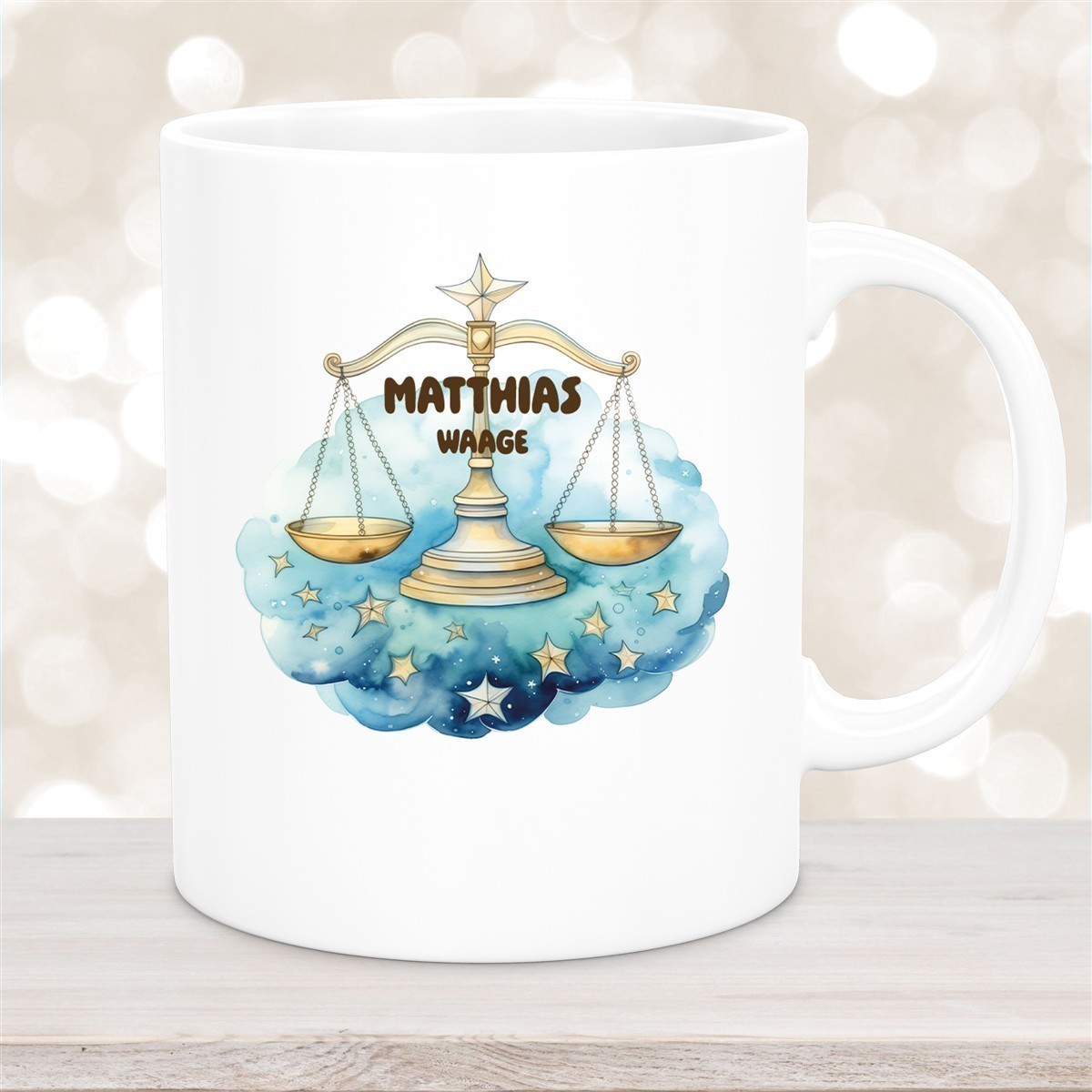 Tasse Sternzeichen Kinder Waage #1 Wunschname Keramik Kinderbecher personalisiert Weiß Tasse Sternzeichen Kinder Waage #1 Wunschname Keramik Kinderbecher personalisiert versch. Farben