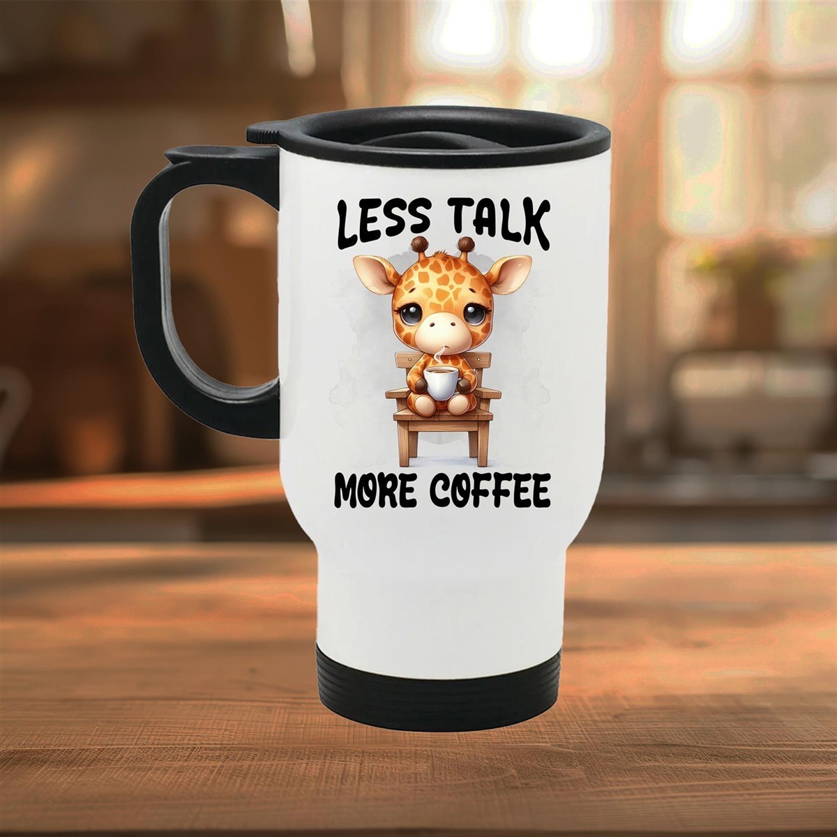 Edelstahl-Thermobecher mit Deckel Moore-Coffee #5 weiß