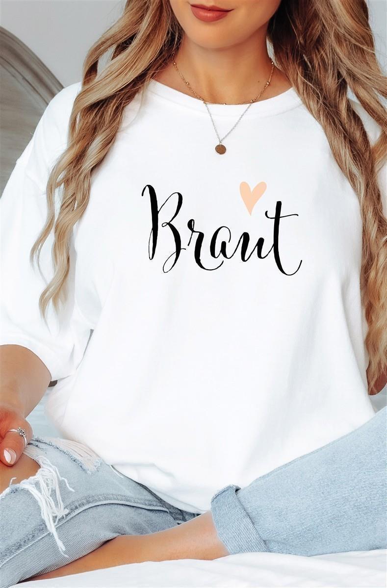 T-Shirt Braut & Team-Braut 05 Damen-Shirt für den Junggesellinnenabschied