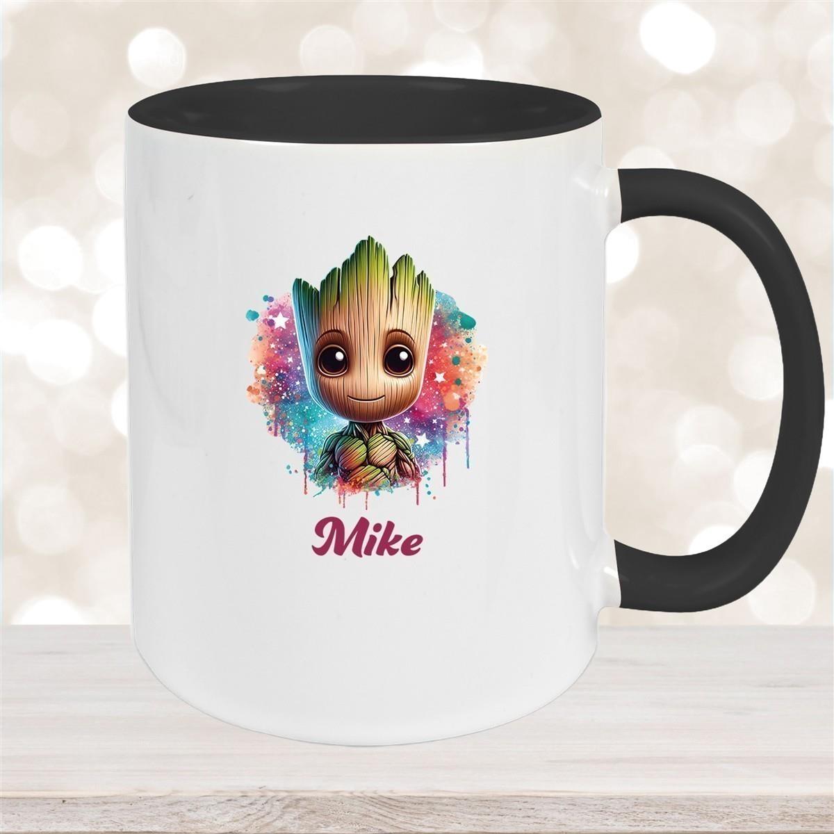 Tasse Baby-Groot 4 Wunschname Keramik Kinderbecher personalisiert versch. Farben