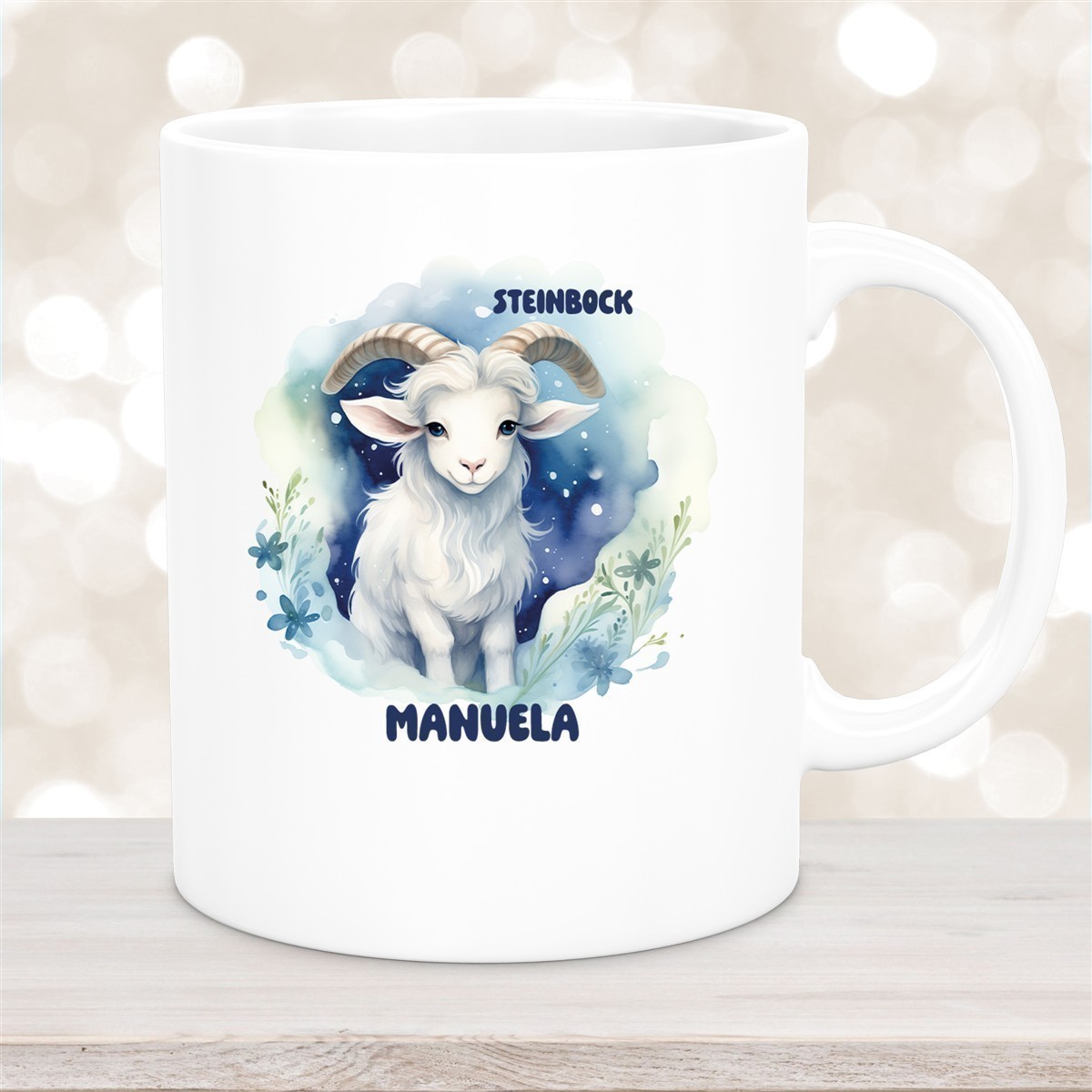Tasse Sternzeichen Kinder Steinbock #1 Wunschname Keramik Kinderbecher personalisiert Weiß Tasse Sternzeichen Kinder Steinbock #1 Wunschname Keramik Kinderbecher personalisiert versch. Farben