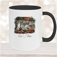 Tasse Vatertag 7 Papa "Bär" Wunschnamen Keramik Personalisiert versch. Farben