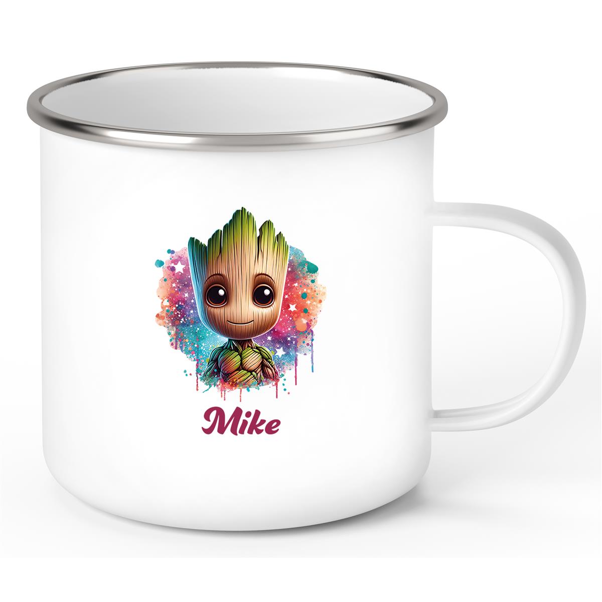 Tasse Baby-Groot 4 Wunschname Emaille Kinderbecher personalisiert