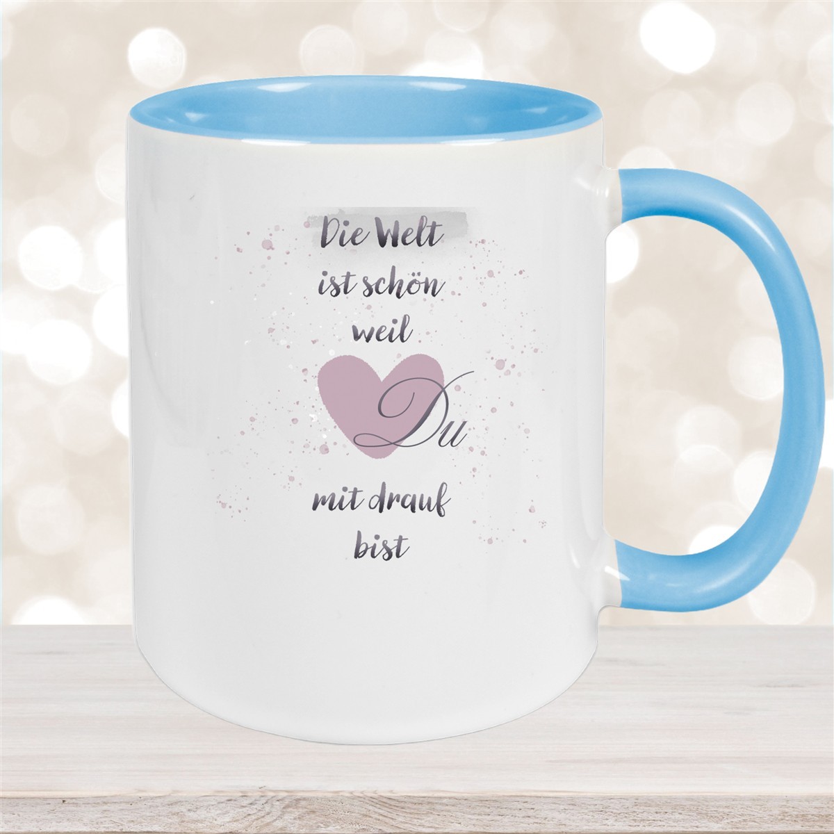 Tasse Freundschaft Liebe Sprüche #2 Keramik versch. Farben