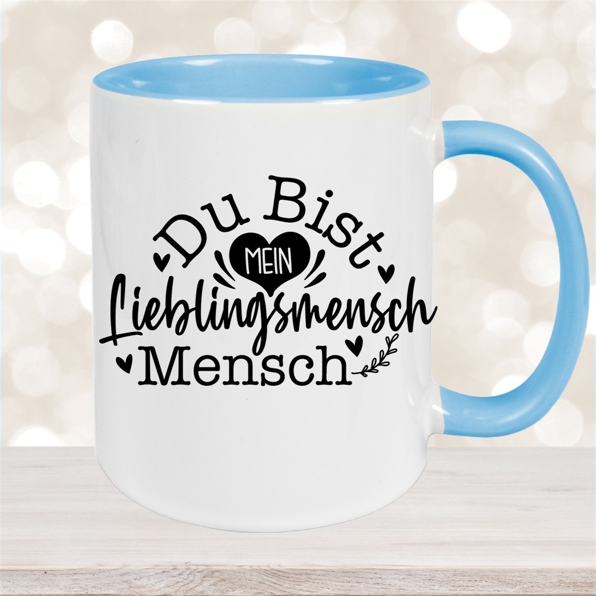Tasse Spruch Valentinstag #14 Keramik versch. Farben