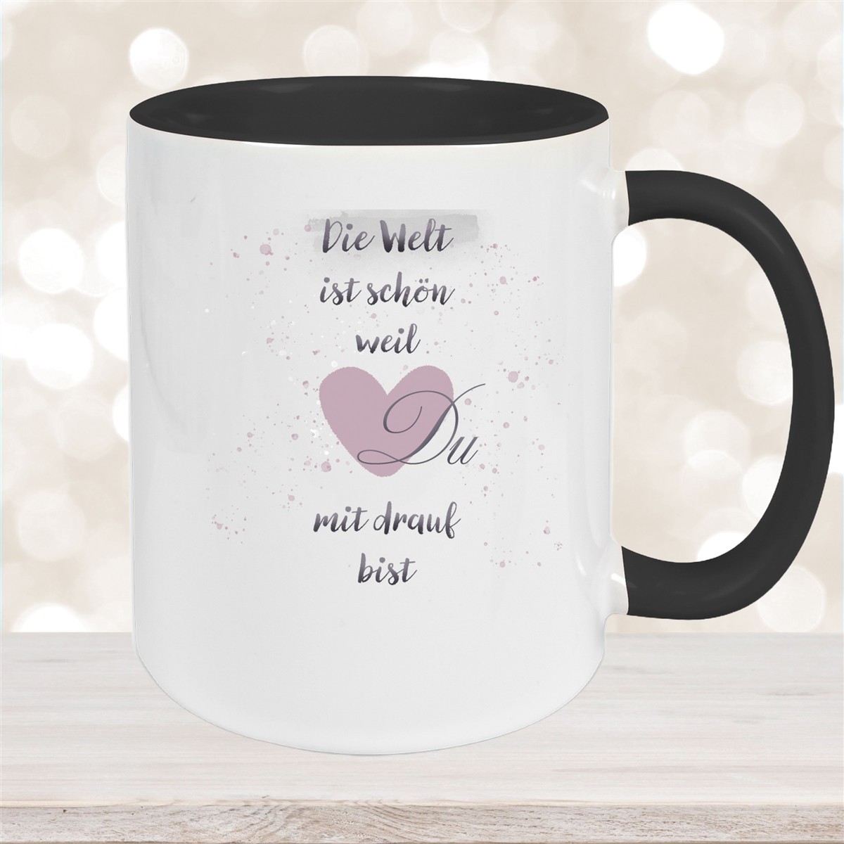 Tasse Freundschaft Liebe Sprüche #2 Keramik versch. Farben