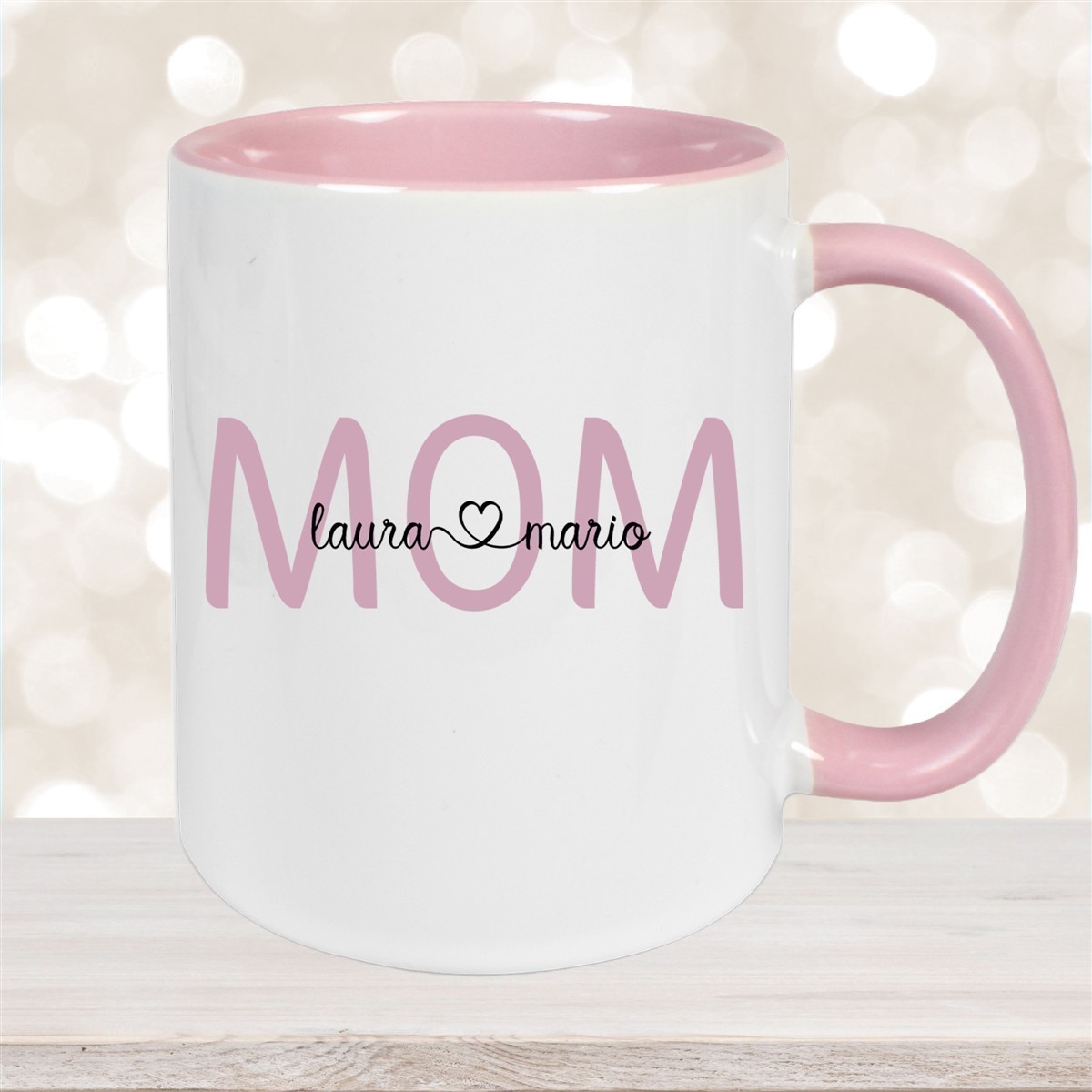 Tasse Muttertag #2 Wunschnamen Keramik Personalisiert versch. Farben