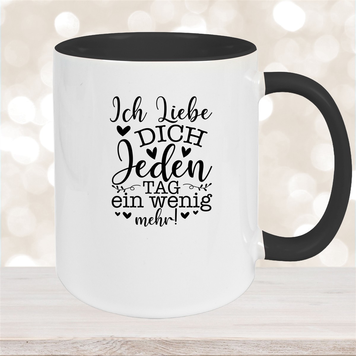 Tasse Spruch Valentinstag #17 Keramik versch. Farben