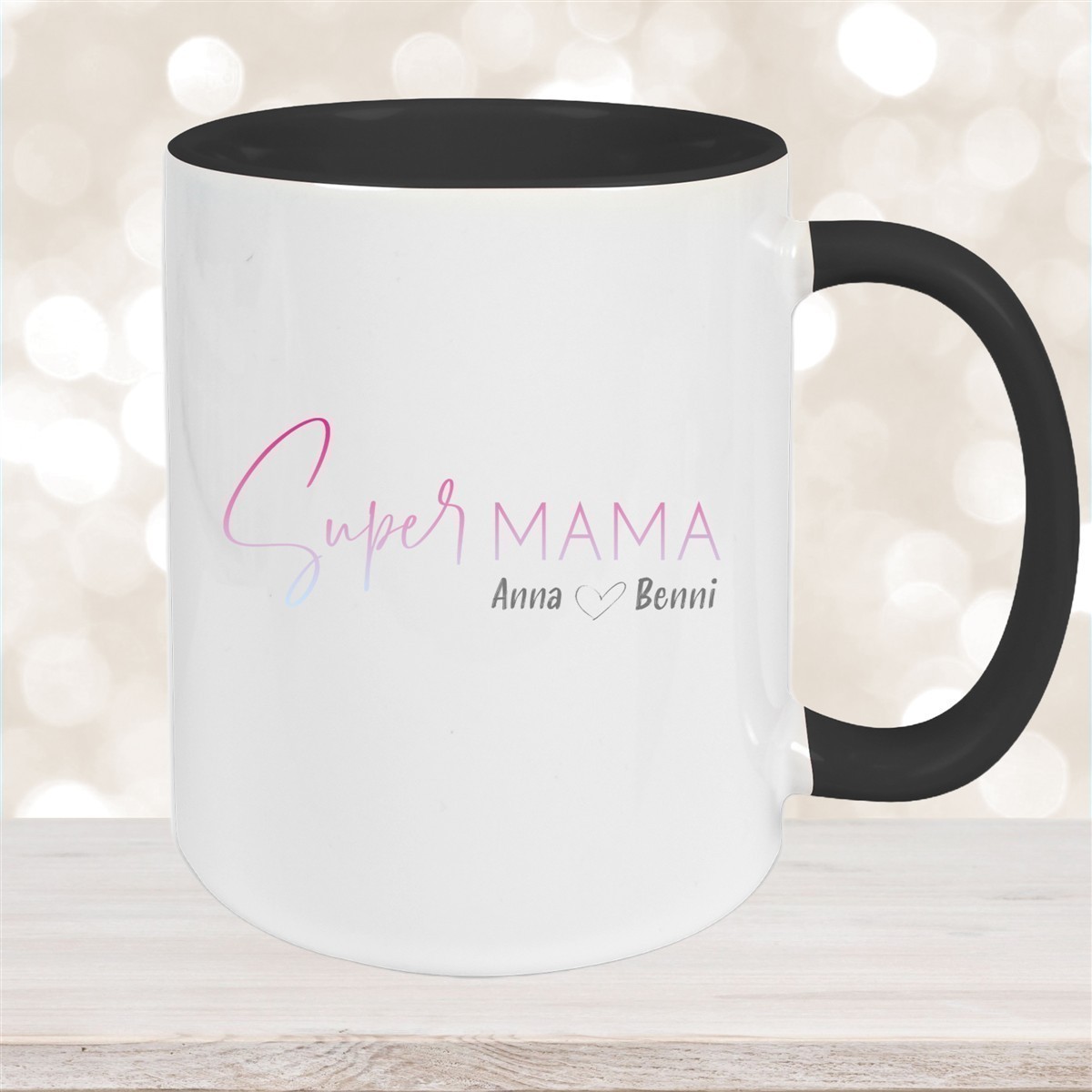 Tasse Muttertag #4 Wunschnamen Keramik Personalisiert versch. Farben