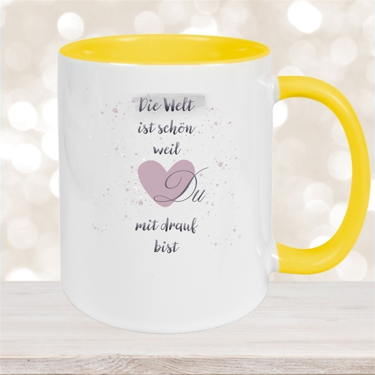Tasse Freundschaft Liebe Sprüche #2 Keramik versch. Farben