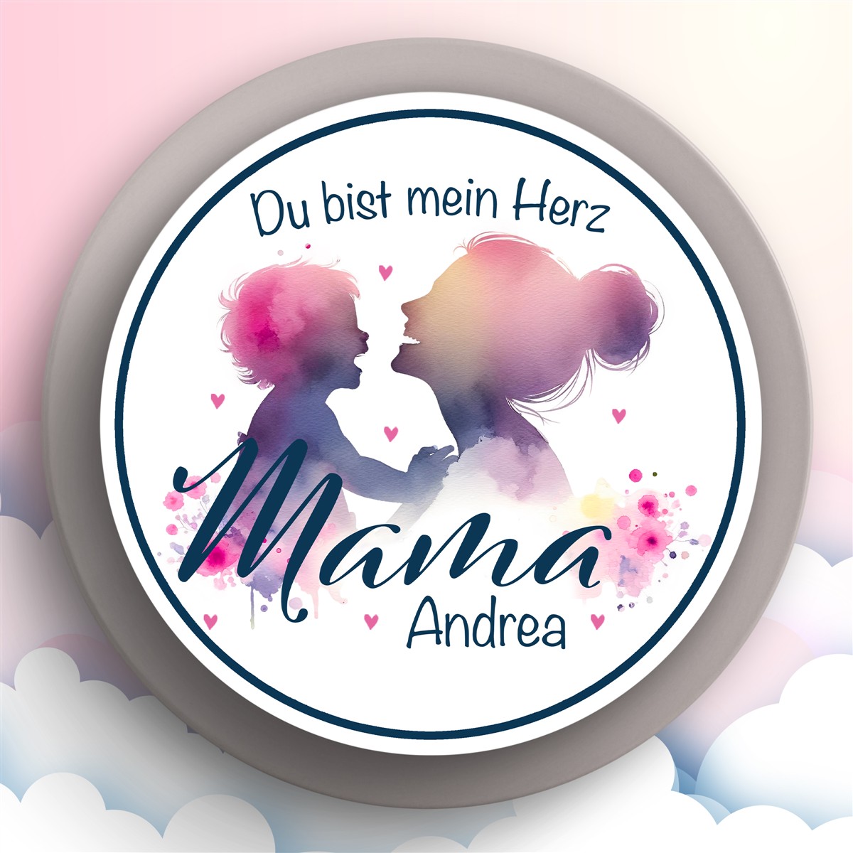 Tortenaufleger Muttertag #1 Personalisierbar (20cm) Muttertag