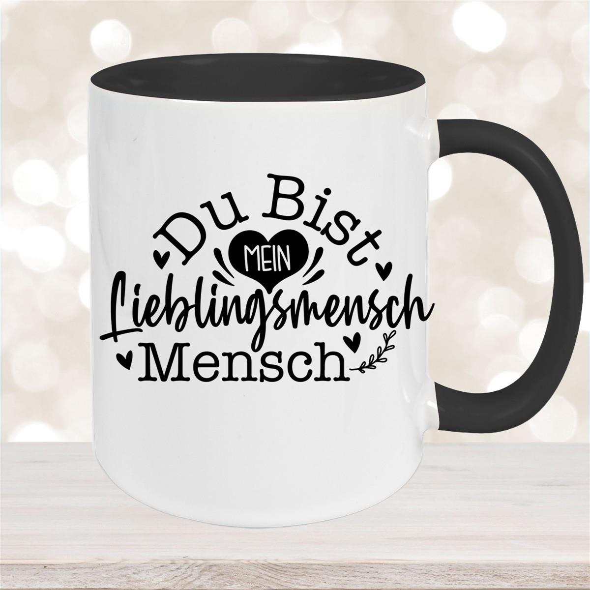 Tasse Spruch Valentinstag 14 Keramik versch. Farben