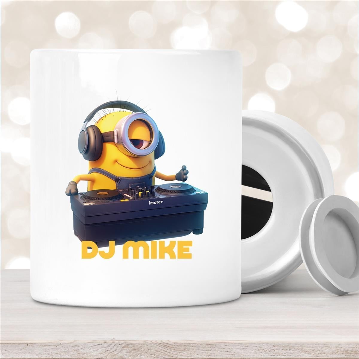 Spardose Minions Kinder Minion #9 DJ Wunschname personalisiert Spardose Minions Kinder Minion #9 DJ Wunschname personalisiert