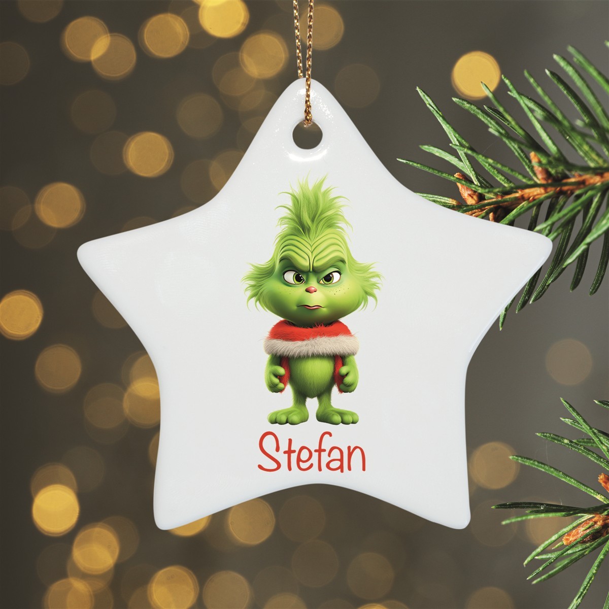 Christbaumanhänger Weihnachten Grinch #1 Ornament Christbaumschmuck versch. Formen