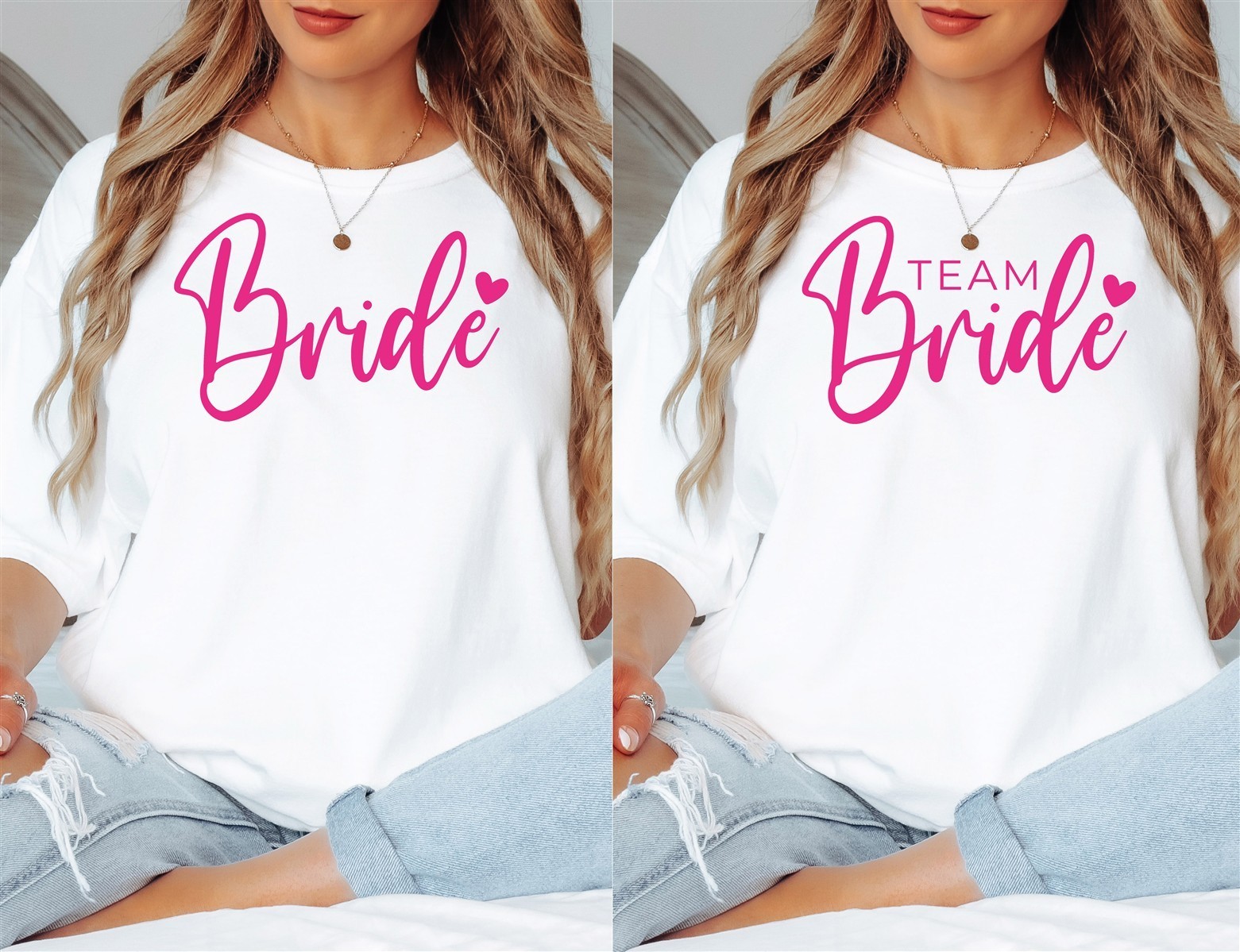 T-Shirt Bride #01 – Damen-Shirt für den Junggesellinnenabschied Bride-Weiß-S