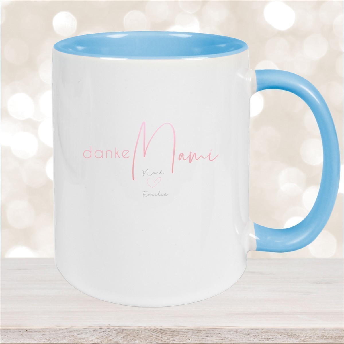 Tasse Muttertag #5 Wunschnamen Keramik Personalisiert versch. Farben