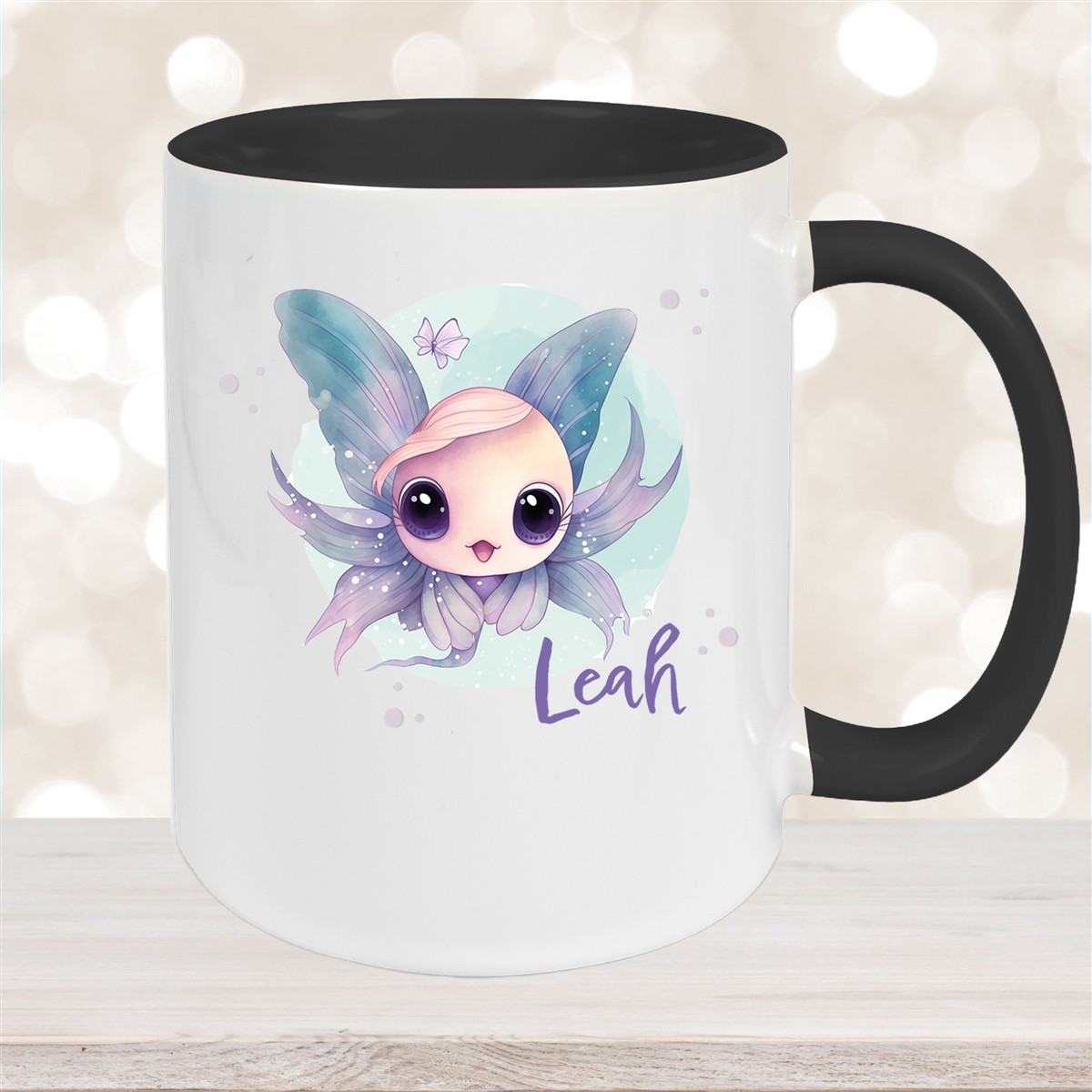 Tasse Wunschname Meerestiere-Fisch #1 Keramik Kinderbecher versch. Farben