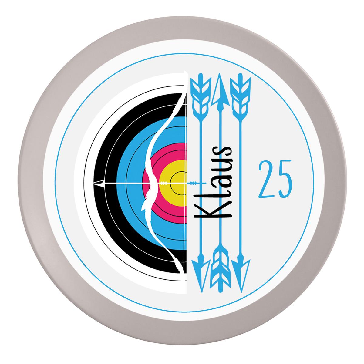 Tortenaufleger Geburtstag Archer 5 Name & Zahl (20cm) Fondant Papier