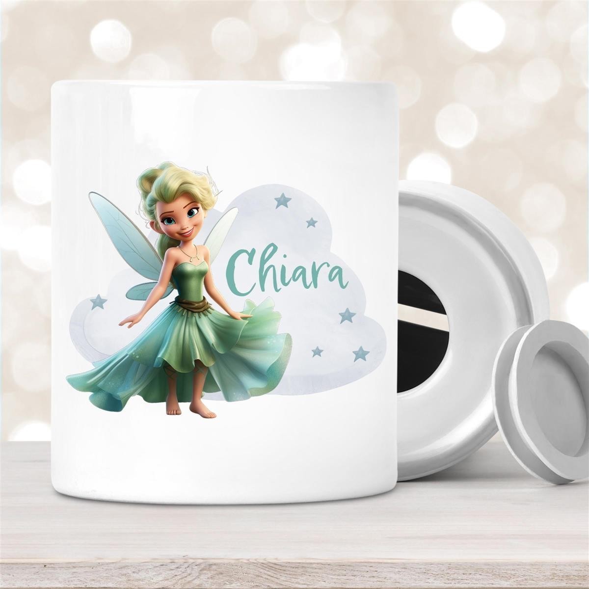 Spardose mit Wunschname Fee #5 personalisiert Spardose mit Wunschname Fee #5 personalisiert