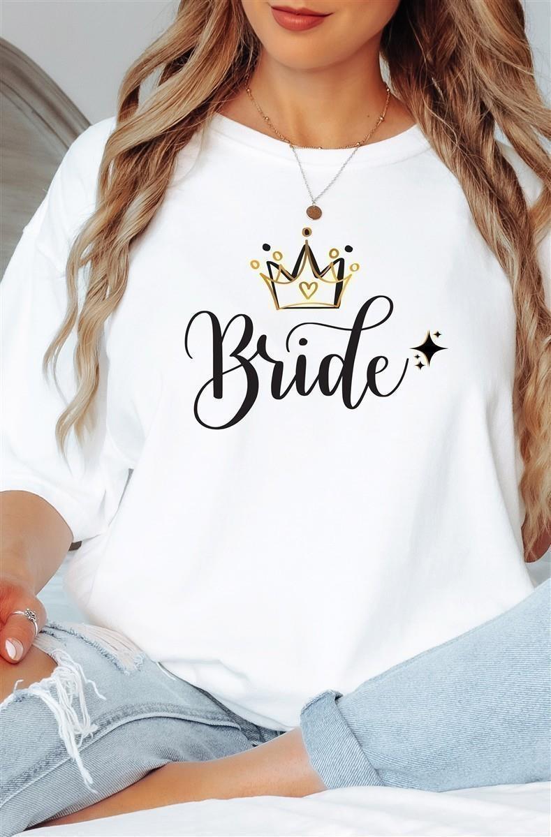 T-Shirt Bride & Bride-Squad 03– Damen-Shirt für den Junggesellinnenabschied