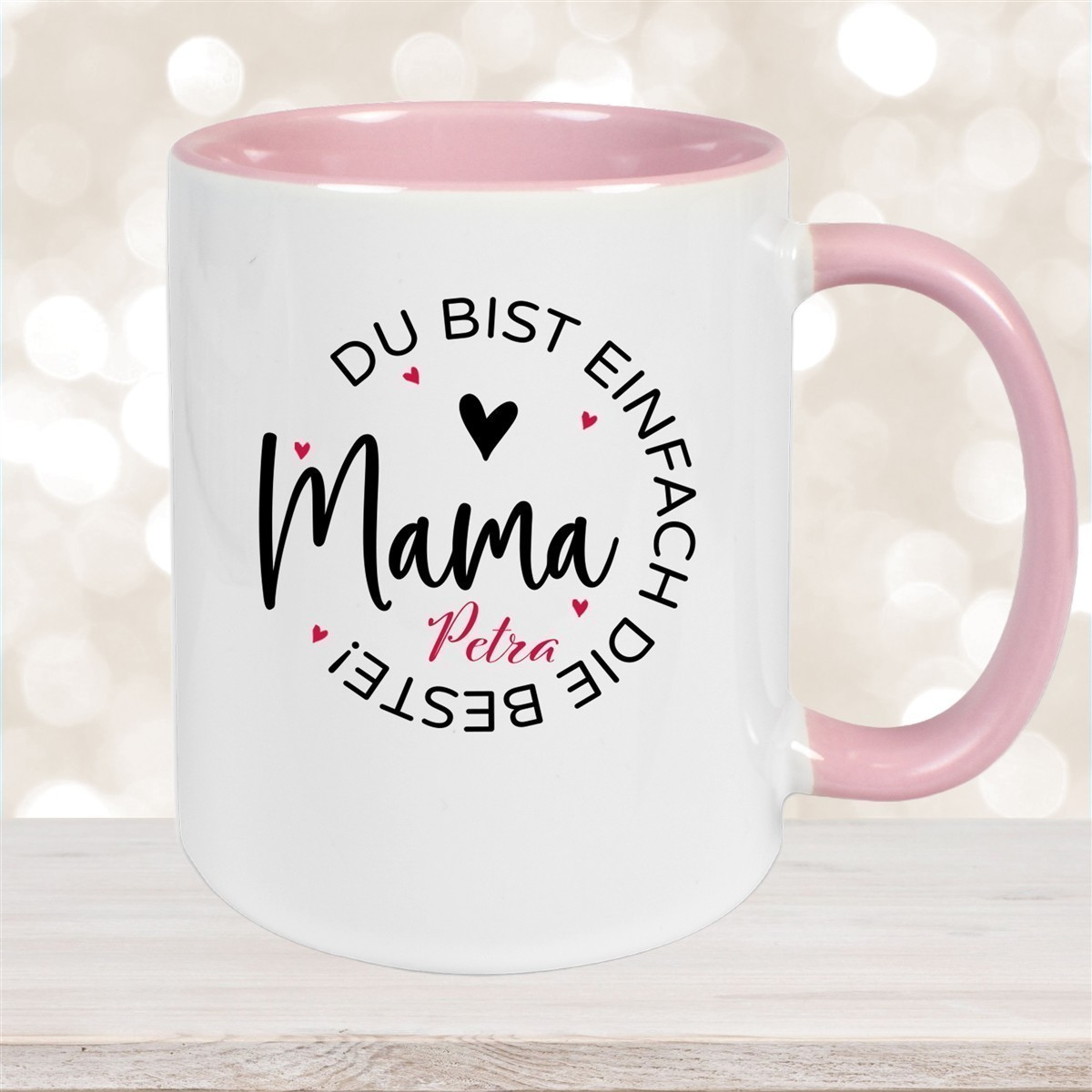 Tasse Muttertag #13 Wunschnamen Keramik Personalisiert versch. Farben