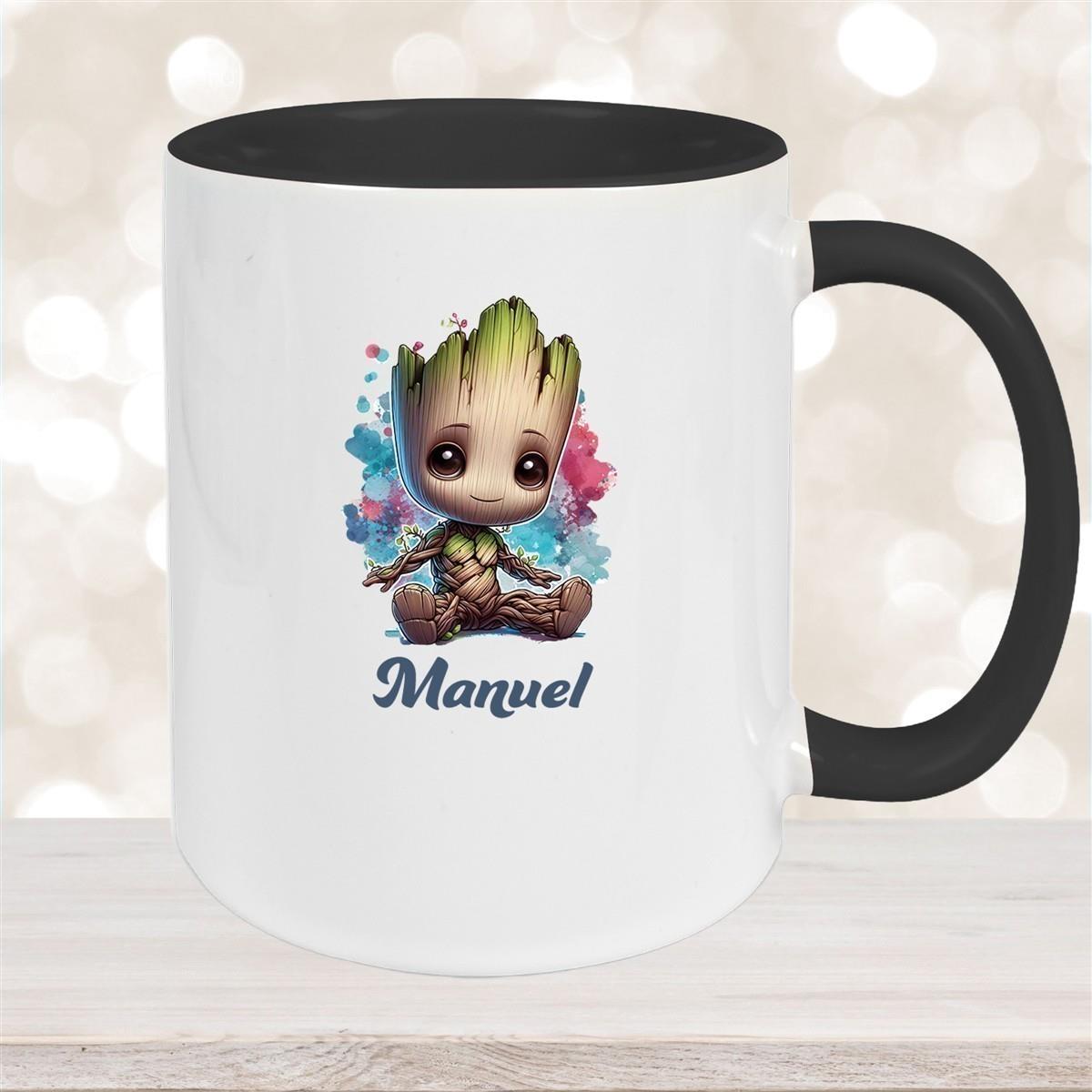 Tasse Baby-Groot 1 Wunschname Keramik Kinderbecher personalisiert versch. Farben